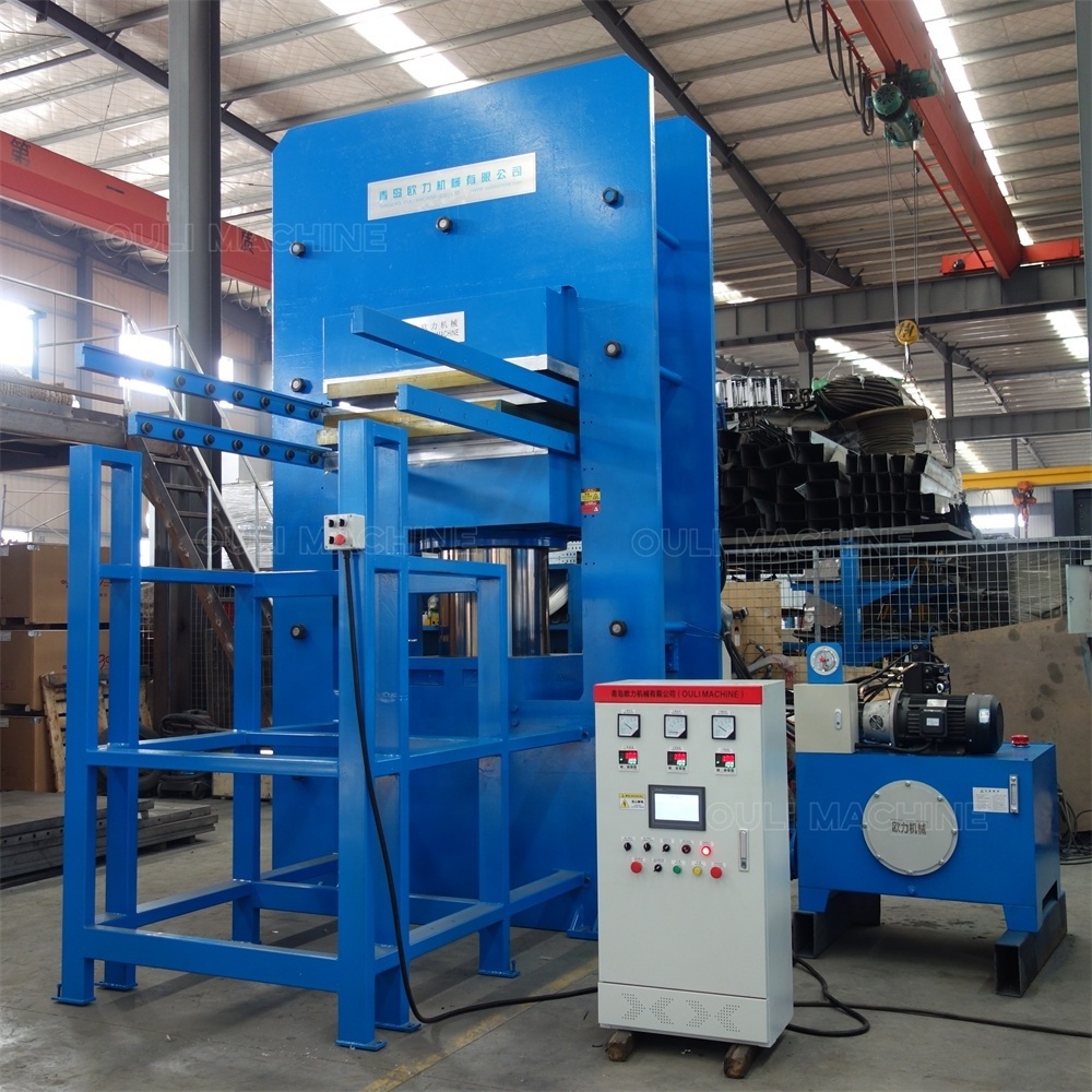 E C type pressure customized rubber heat vulcanizing press conveyor belt making machine