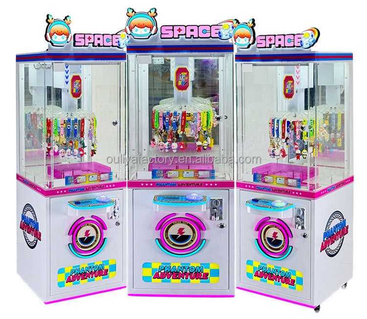 OULIYA  Factory Mini Clips Assembling Machine Lucky Quality Clip Prize Gift Claw Machine Game for Children's Playground