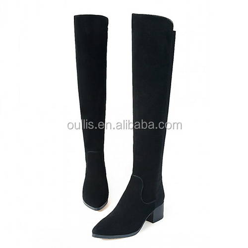 2016 wholesale latest popular design women knee boots CP6895