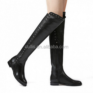 2016 wholesale latest popular design women knee boots CP6895