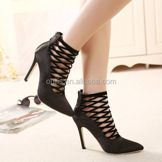 woman long boots high heel shoes popular in 2017 PY3281