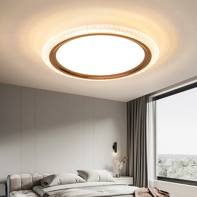 Simple Home Living Room Bedroom Anti-Glare Ceiling Lighting 33w 49w 66w Modern Led Ceiling Lamp