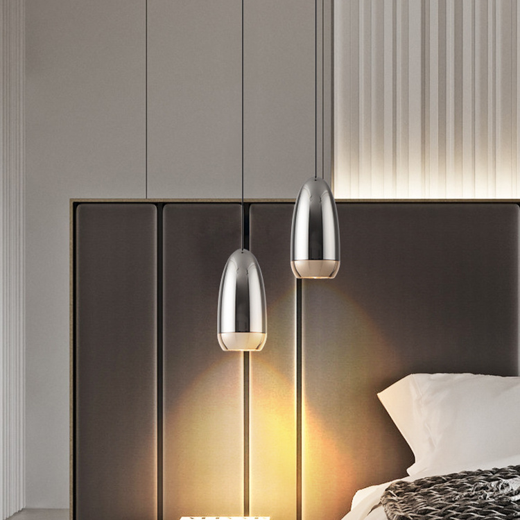 Customized metal lamp Indoor Bedroom Hanging Decorative Nordic Modern Led Chandelier Pendant Light