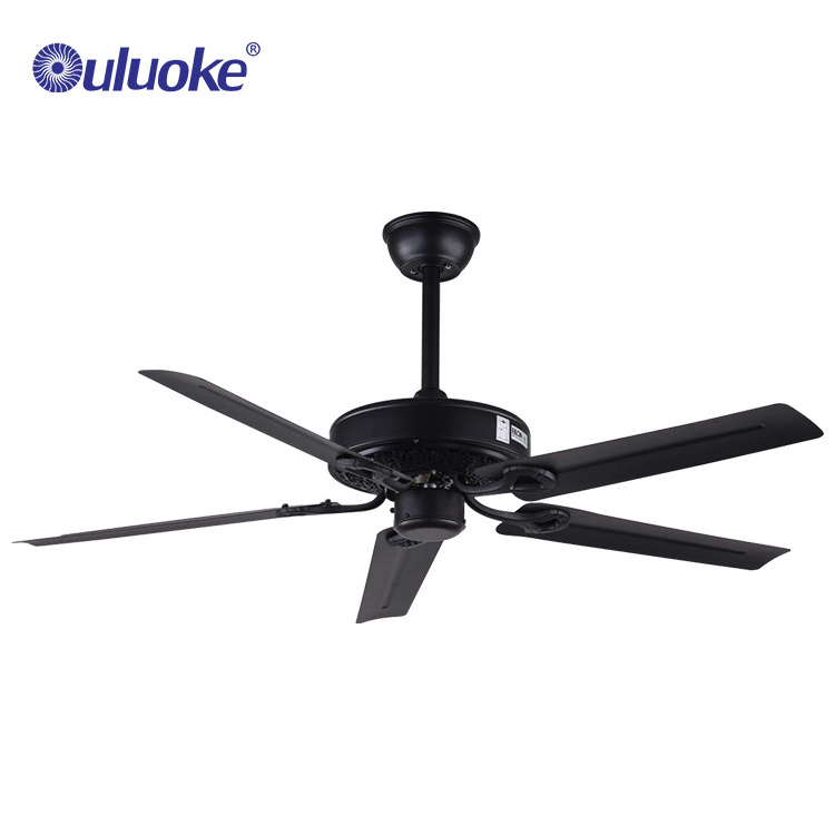 Retro Classic Living Room Dining Room Bedroom Decoration 42 Inch Ceiling Fan With Led Light