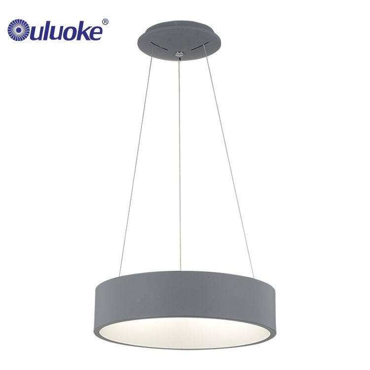 Modern Design Indoor Acrylic Living Room Kitchen Ceiling Chandelier Led Ring Pendant Light