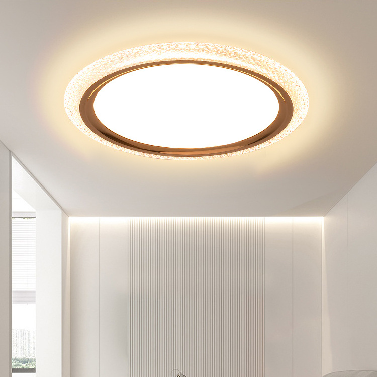 Simple Home Living Room Bedroom Anti-Glare Ceiling Lighting 33w 49w 66w Modern Led Ceiling Lamp