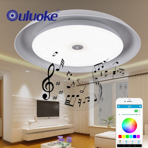 Factory Price Office Remote Control Music Light 36w Color Changing Ceiling Light