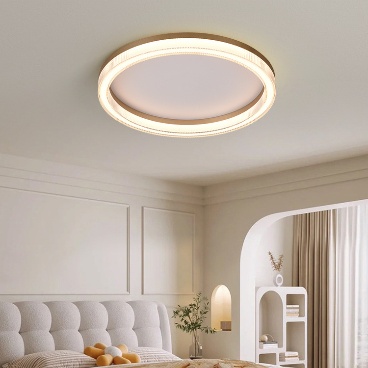 New Modern Style Villa Home Decorative Aluminum Led Ceiling Hanging Ring Chandelier Pendant Light