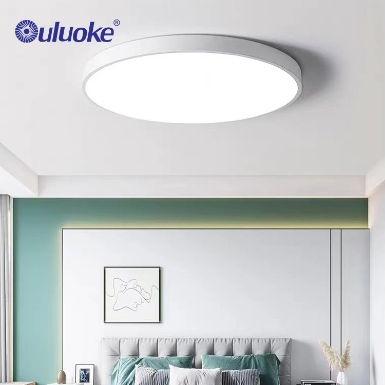 Hot Sale New Trend Modern White Bedroom Living Room Decoration House Light 16w 30w 40w 54w 108w 136w Led Ceiling Lamp