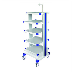 OM-TCB Layered Metal Cart Used To Place Endoscopic Camera Systems