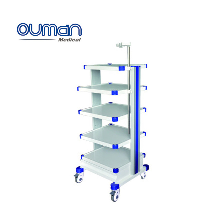 Endoscopy System Moving  Medical Endoscope Trolley ENT Diagnostic Set