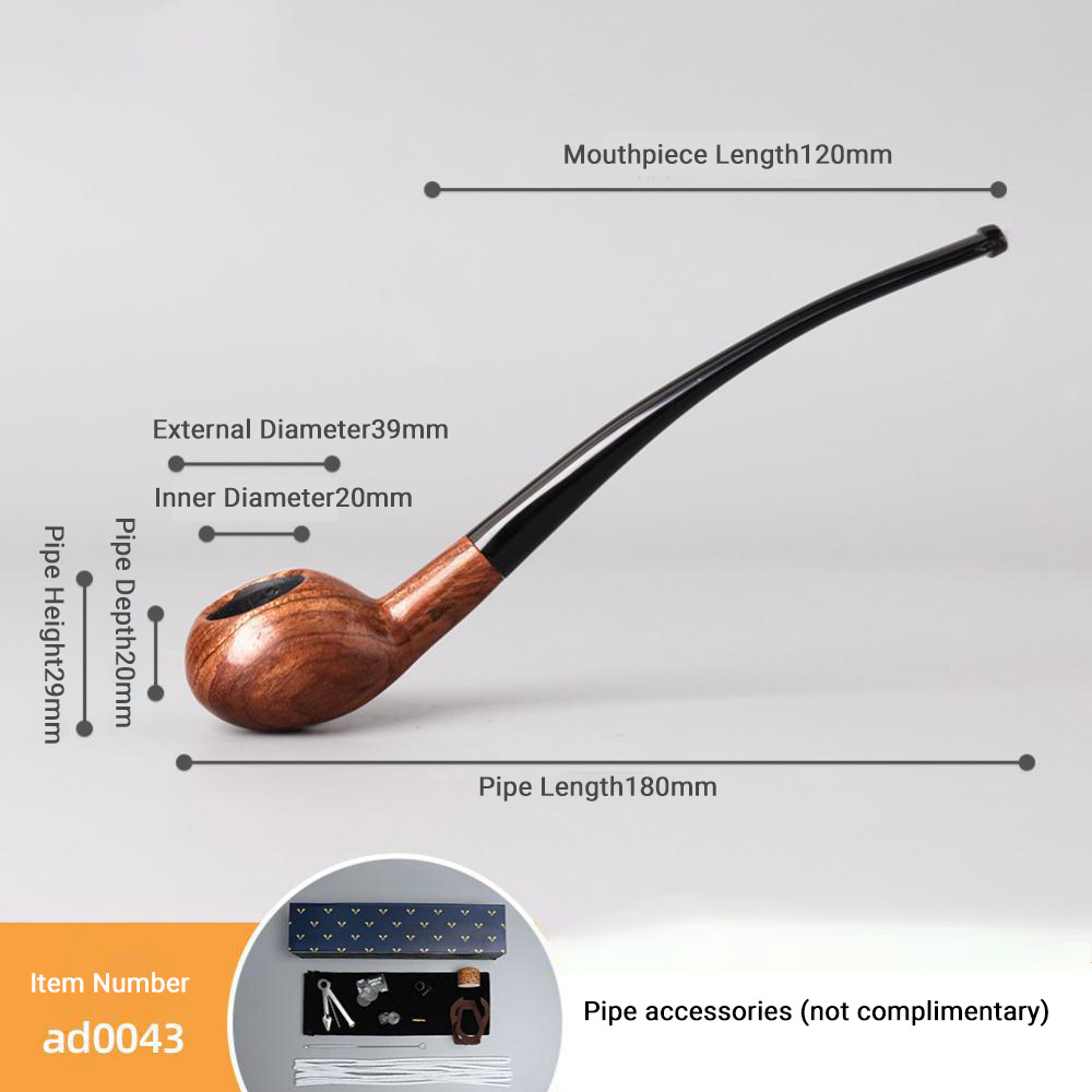 High End Pear Of Tobacco Pipes Custom Quality Tobacco Pipe Manufacturers Wooden Tobacco Smoking Pipe