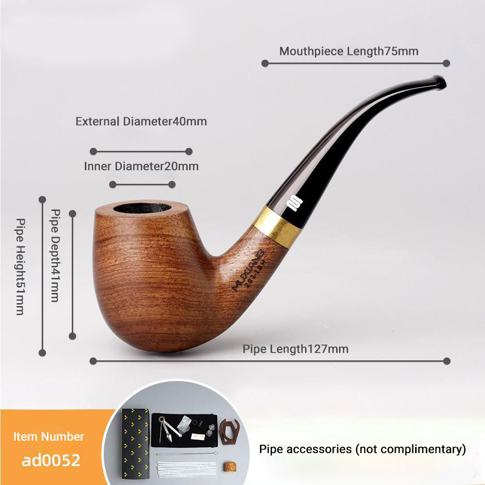 High End Pear Of Tobacco Pipes Custom Quality Tobacco Pipe Manufacturers Wooden Tobacco Smoking Pipe