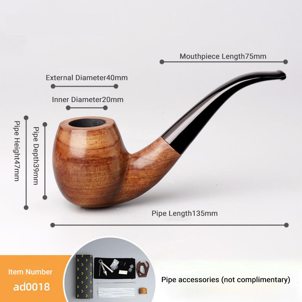 High End Pear Of Tobacco Pipes Custom Quality Tobacco Pipe Manufacturers Wooden Tobacco Smoking Pipe