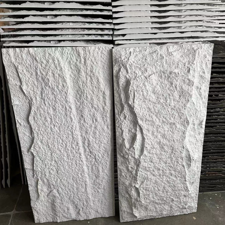 High Hardness PU rock veneer wall panels decorativos faux Stone Wall Panels