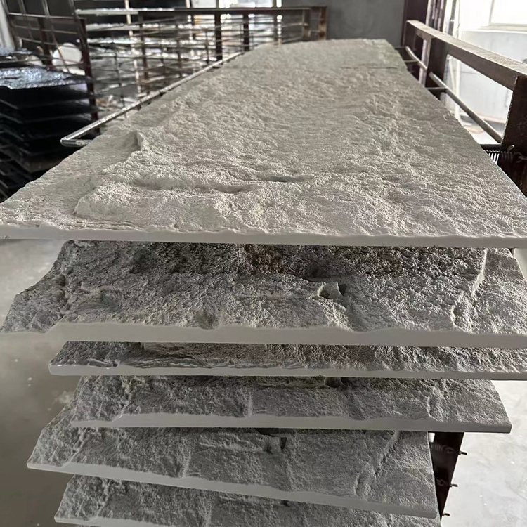 High Hardness PU rock veneer wall panels decorativos faux Stone Wall Panels