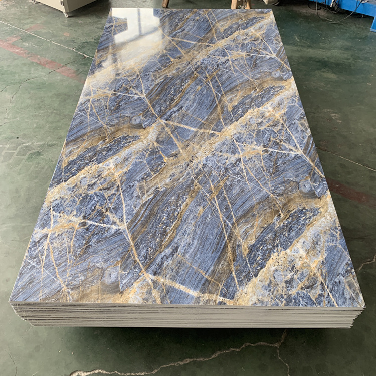 High glossy 4*8 uv pvc marble sheet pvc marmol decorativo wall panel