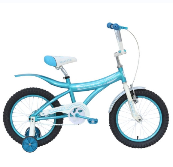 Steel frame kids bicycle with training wheels 12 14 16 18 20 inch children bike for 3-8 Year