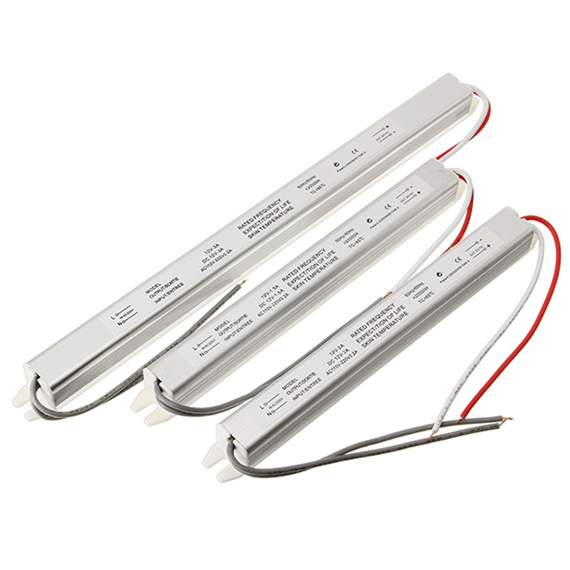 Ultra Slim Power Supply Dc 12v 18w 24w 36w 48w 60w/72w Led Driver Power Supply Light Box 24v Ultra Slim Led Driver