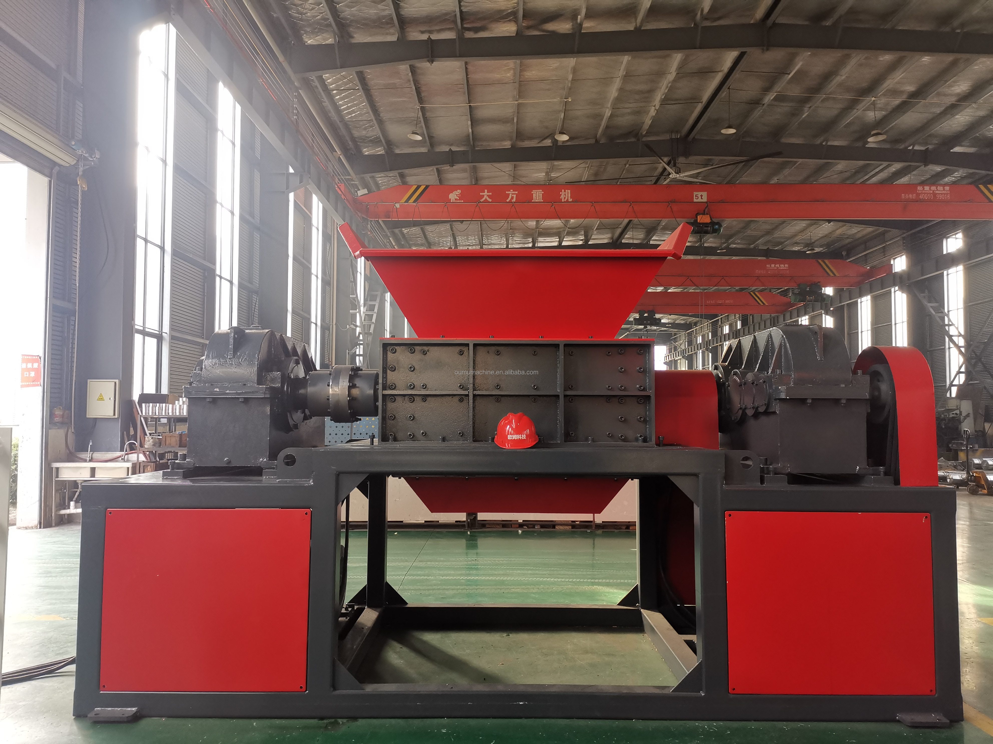 Good quality  factory directly outlet  model 1000 shredder machine for  plastic and iron scrap