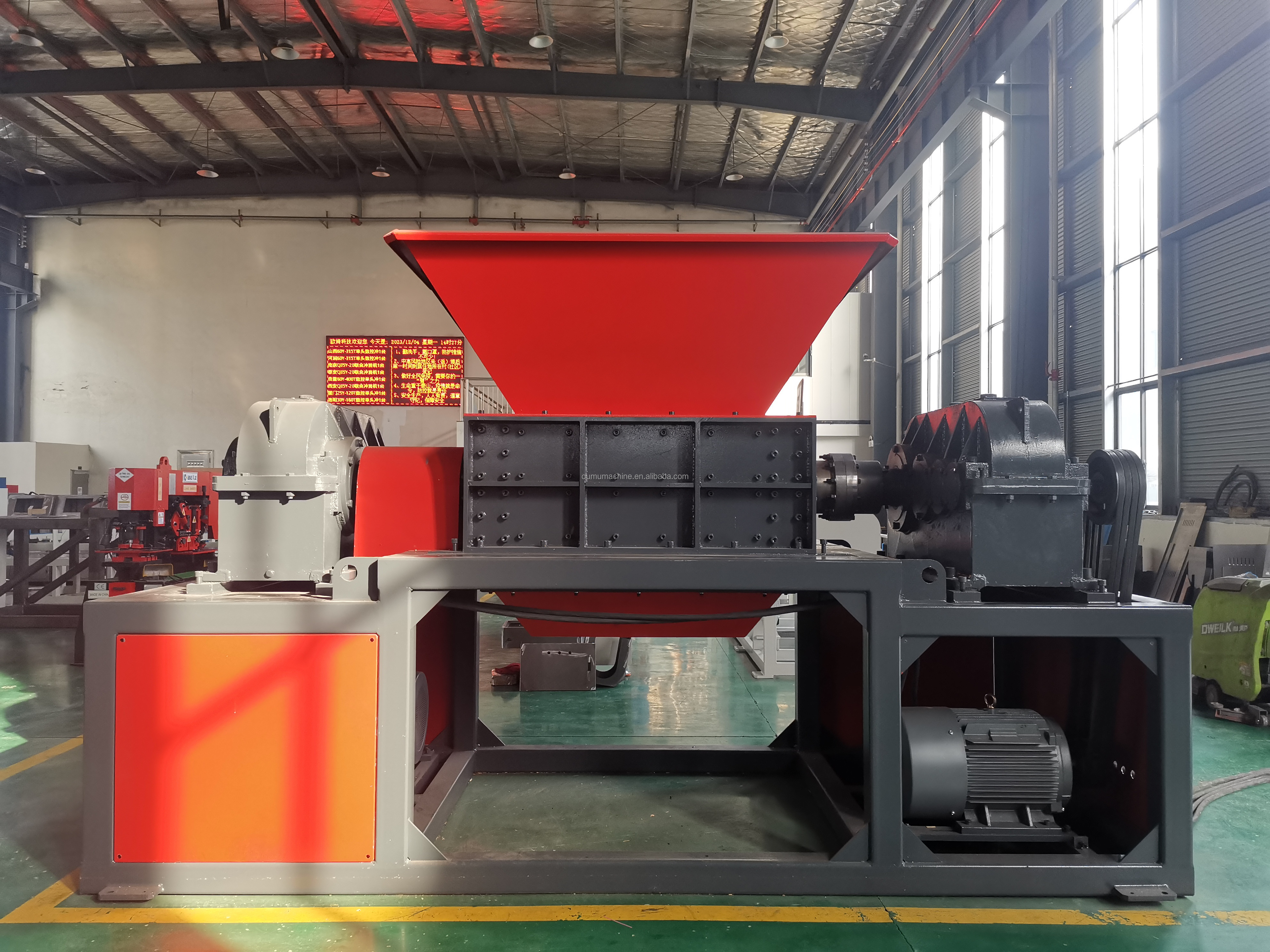 Good quality  factory directly outlet  model 1000 shredder machine for  plastic and iron scrap