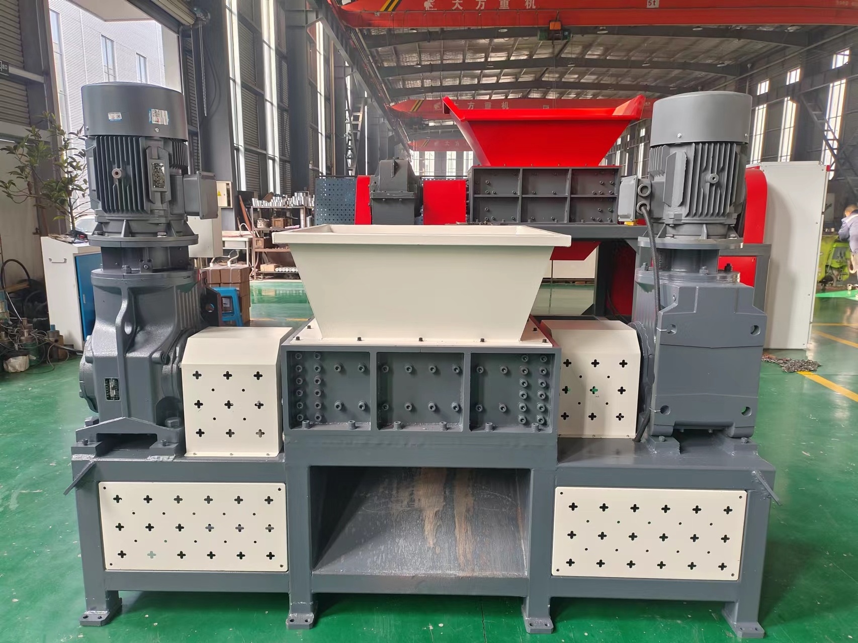 Good quality  factory directly outlet  model 600 shredder machine for  plastic and iron scrap