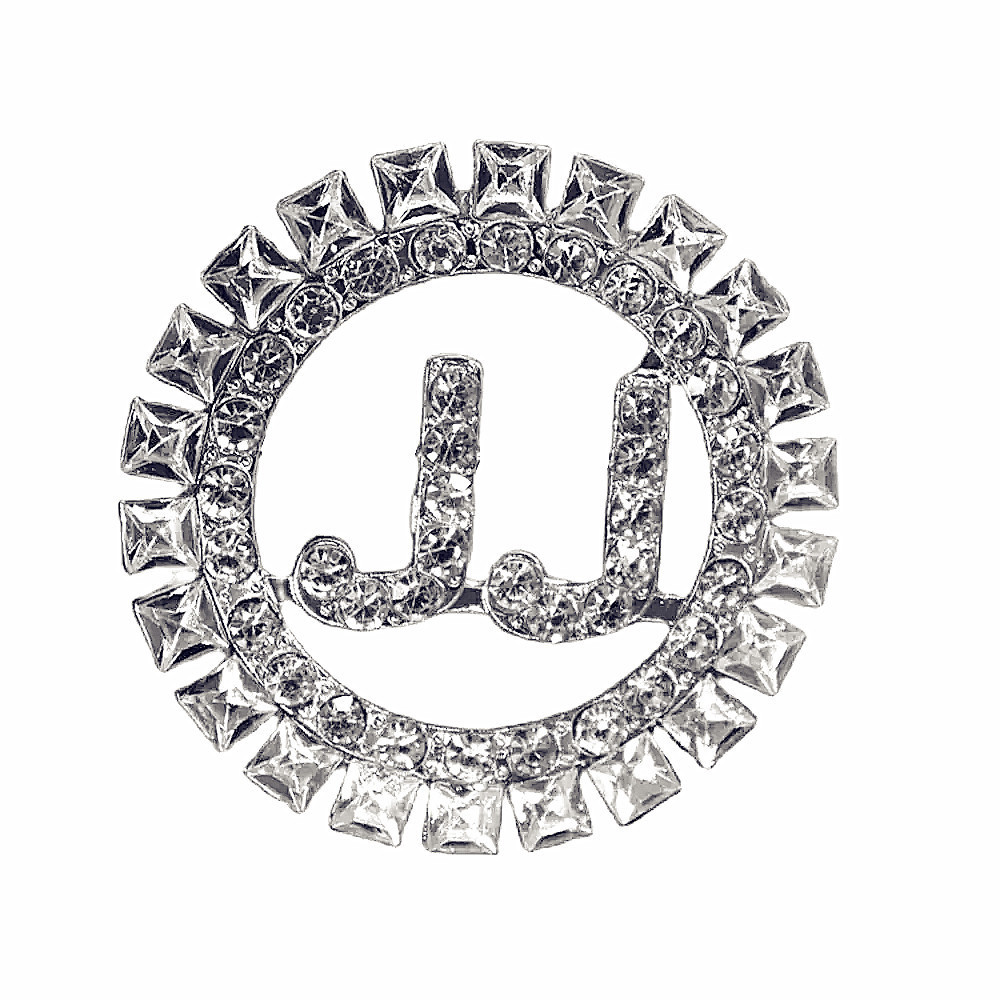 Exquisite Chic Design Jack And Jill Of America Symbol High Quality Baguette Diamond Inlaid Dainty JJ Letter Hollow Brooch