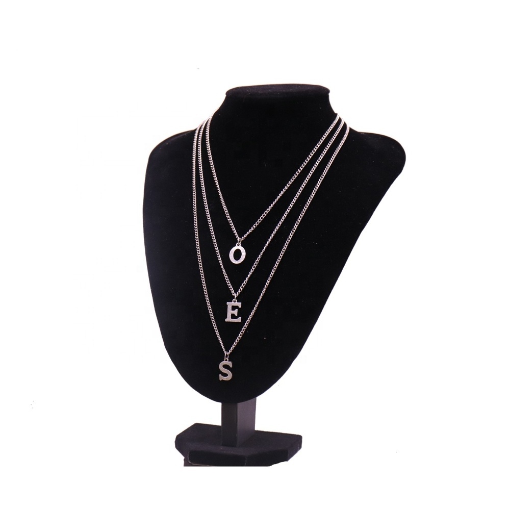 Fashion Choker Statement Three Layers Greek Letters Sorority Symbol CHI ETA ZETA Order Eastern Star OES Necklaces