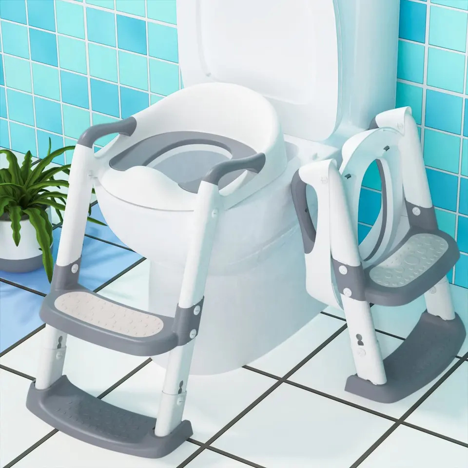 Hot Selling Baby Products Luxury Portable Toddler Potty Training Ladder Toilet For Children Potty Ladder Toilette Ladder