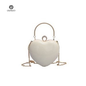 Heart Shaped  Love Shoulder Bag Lovely Gift Woman Bag  luxury crossbag sling mini PVC BAG