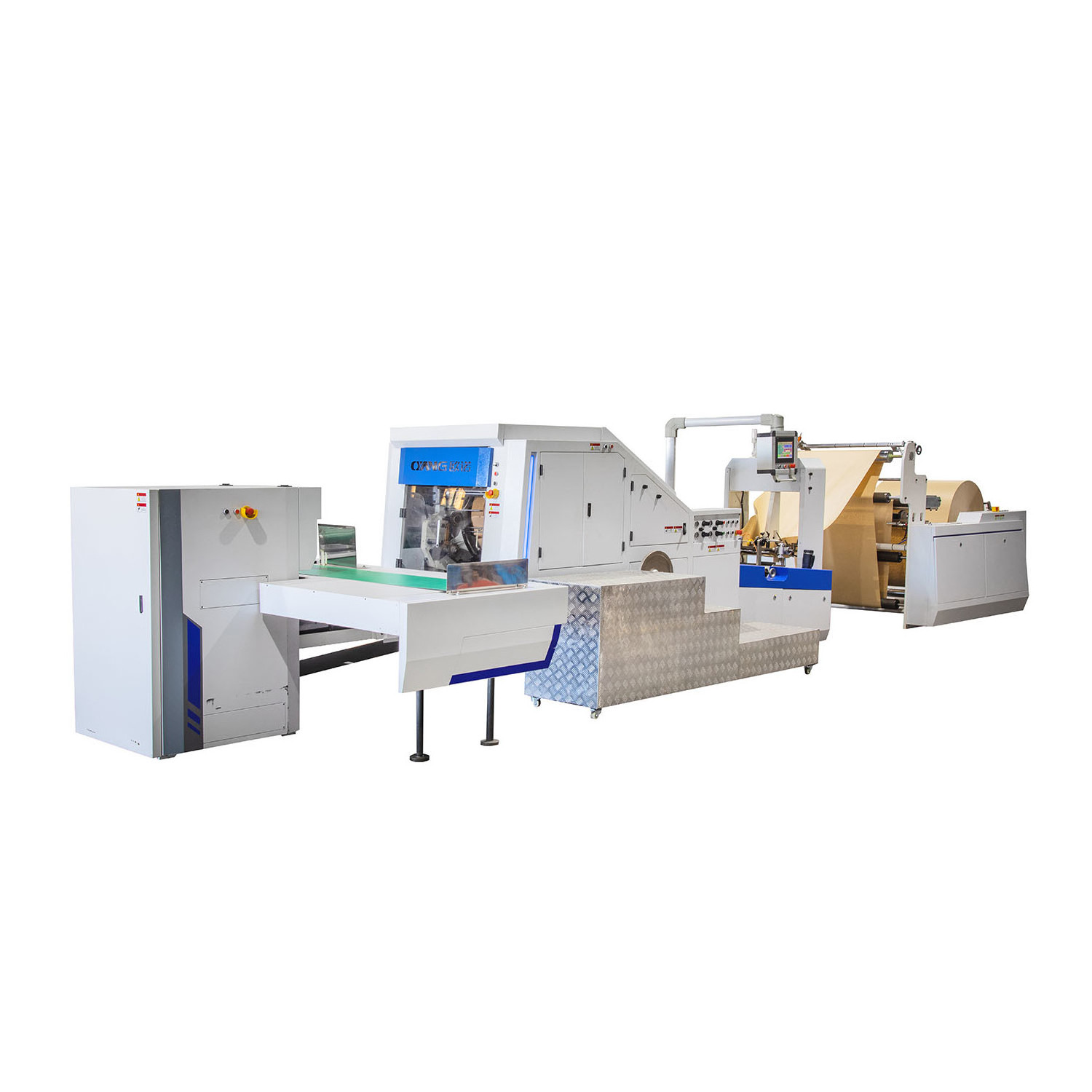 paper bag production machine Kraft paper bag products production making machine with printing cement paper bag making machine