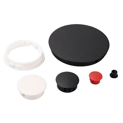 OUORO HP-25 (25mm) Nylon Plastic hole plug Round Snap Panel Cover blanking plugs plastic