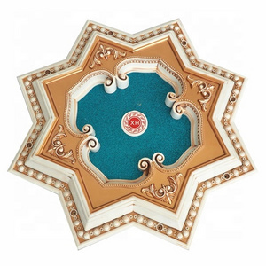 European Palace Style Turkey Market Integrated Ceilings Ps Artistic Ceiling for Ceiling Design Medallion