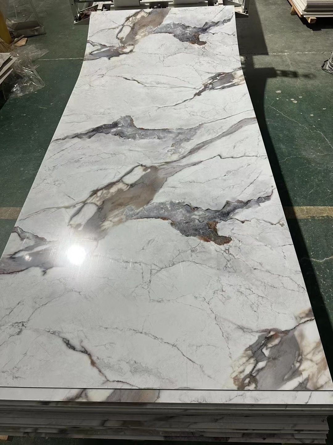 Manufacturer Customization 4x8 UV Marble Sheet PVC Marble Sheet UV Board For Decoration