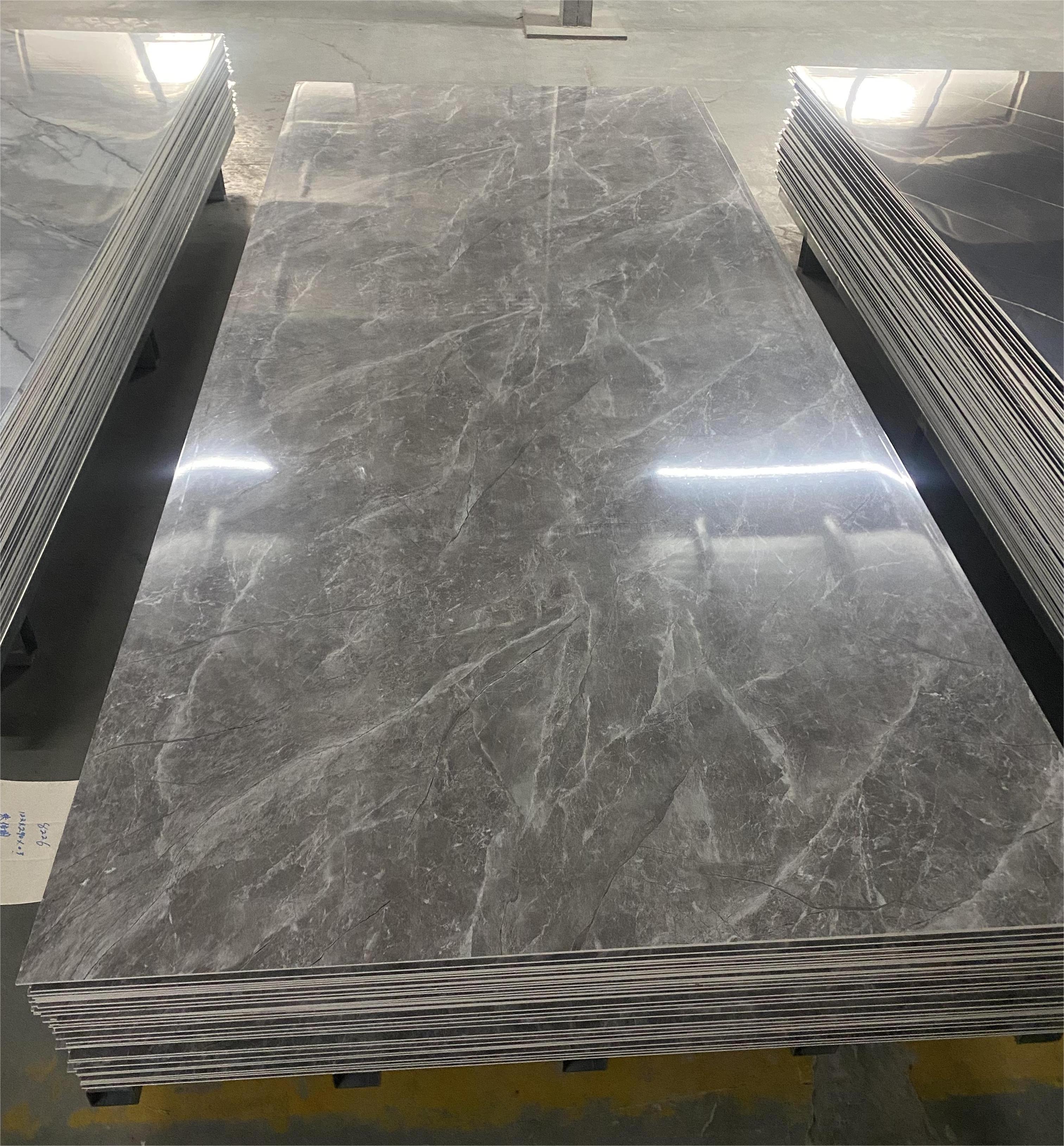 Manufacturer Customization 4x8 UV Marble Sheet PVC Marble Sheet UV Board For Decoration