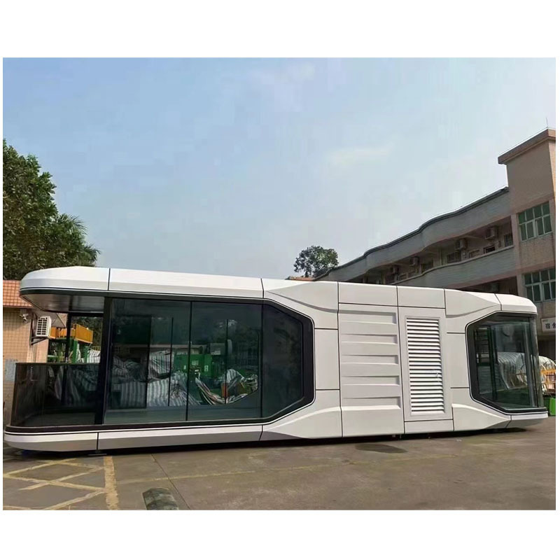 Mobile Aluminum Alloy Capsule Hotel Camping Prefab Capsule House