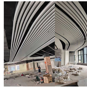 Custom Aluminum Ceiling Wavy Aluminum Square Pass Aluminum Ceiling Tile