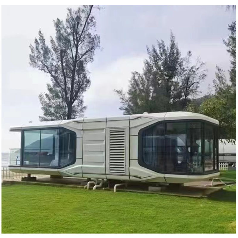 Mobile Aluminum Alloy Capsule Hotel Camping Prefab Capsule House