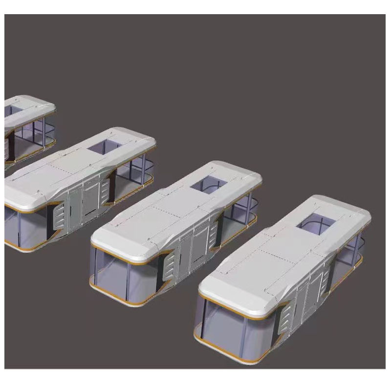 Mobile Aluminum Alloy Capsule Hotel Camping Prefab Capsule House