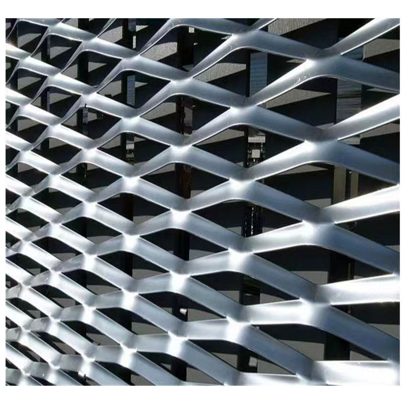 High Quality Punched Aluminum Veneer Outdoor Curtain Walls Superstore Decoration Drawn Aluminum Cladding Sheets panels