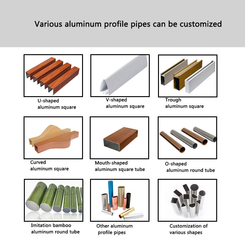 Cheap decorative metal square aluminium tube sealing system