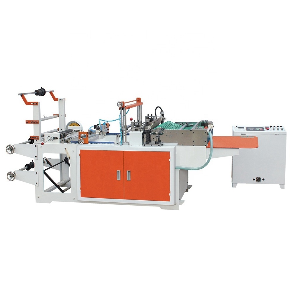 LF-GS400*4 Plastic PE HDPE Flat T shirt Carry Shopping Small Nylon Polythene Bag Cutting Making Machine Price