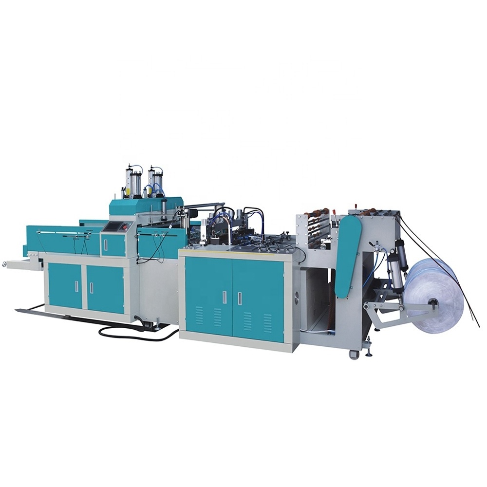 LF-GS400*4 Plastic PE HDPE Flat T shirt Carry Shopping Small Nylon Polythene Bag Cutting Making Machine Price