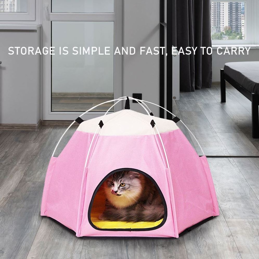 Portable perros Tent Large Small Dogs Outdoor Dog Cage  Houses For Foldable Indoor Playpen Puppy Cats Pet Dog Cat Tent