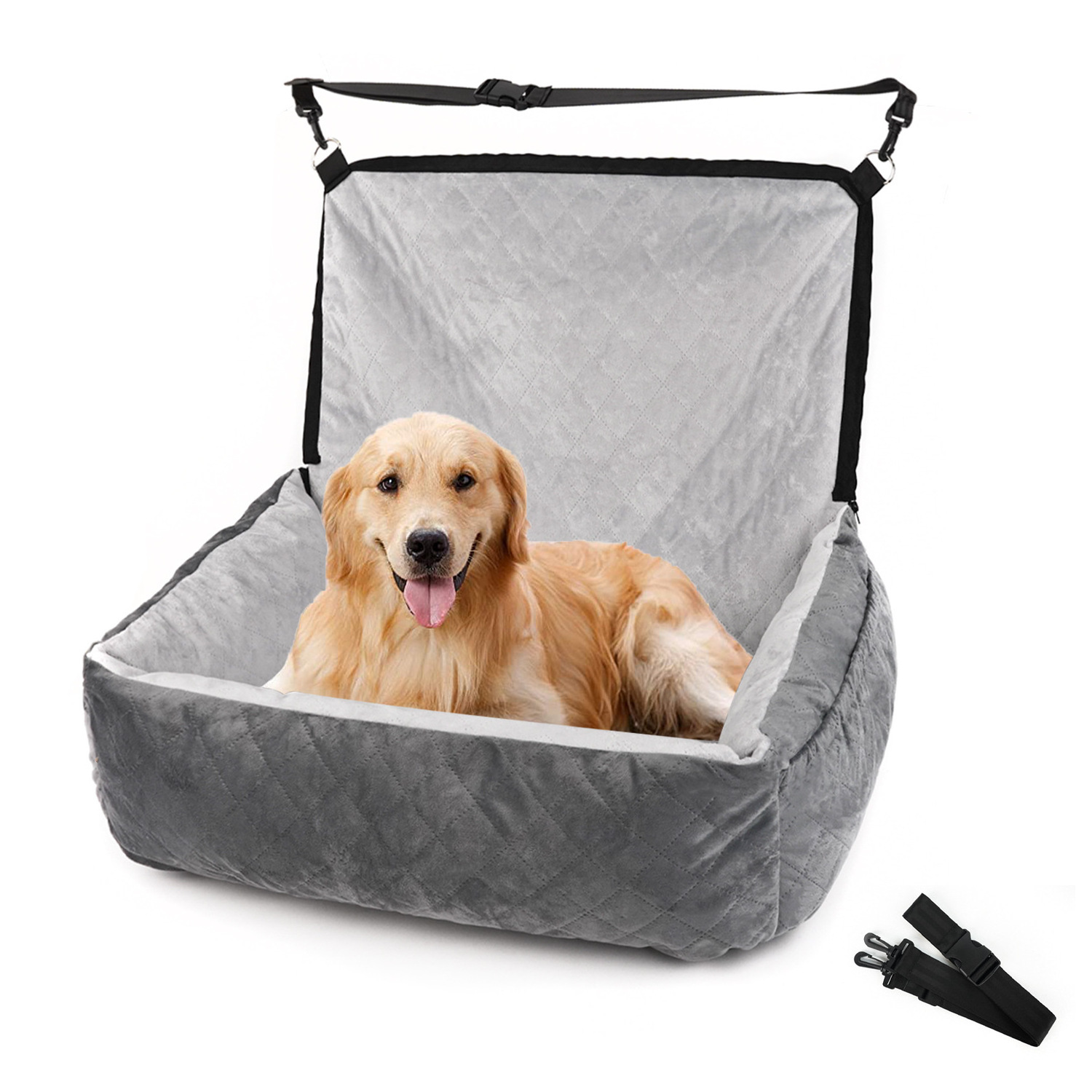 Wholesale Dog Car Seat, Prodico Large Dog Car Seat, Washable and Removable Dog Booster Bed Under 60 lbs