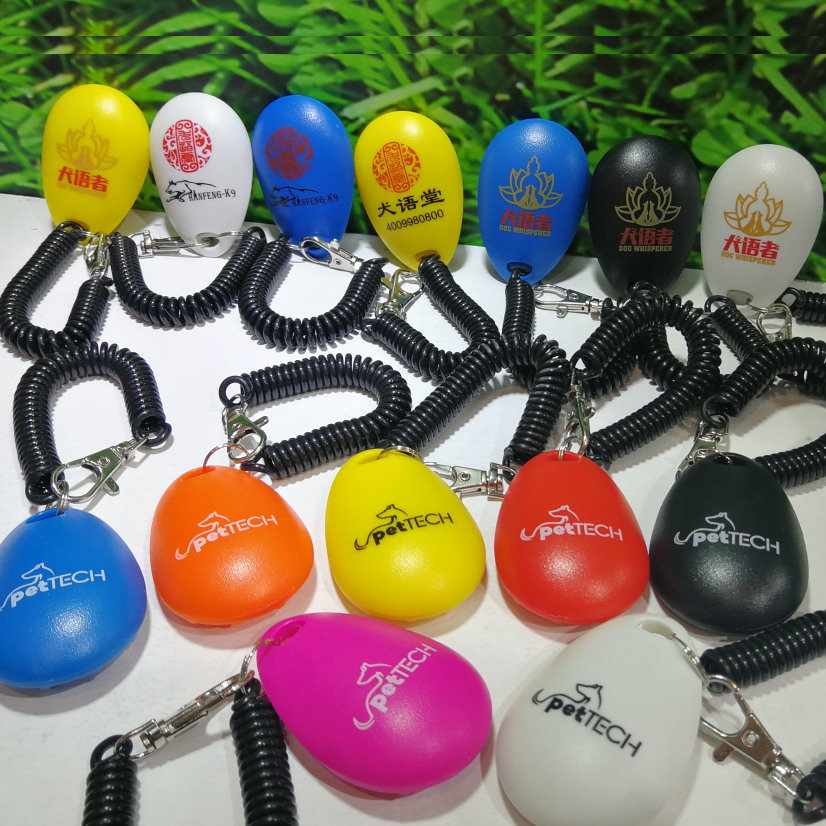 Wholesale Custom Logo High Quality Dog Training Whistle Clicker Dog Clicker