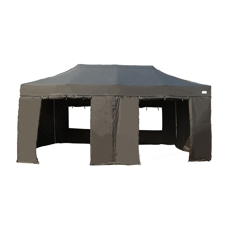 GREENTENT Tent for Food Sales Exhibition Popup Waterpoof Portable Gazebo with Window Door Hexagon Trade Outdoor Camping Canopy