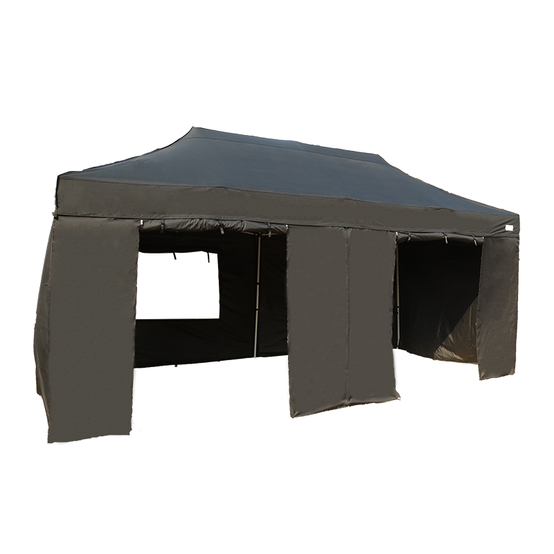 GREENTENT Tent for Food Sales Exhibition Popup Waterpoof Portable Gazebo with Window Door Hexagon Trade Outdoor Camping Canopy