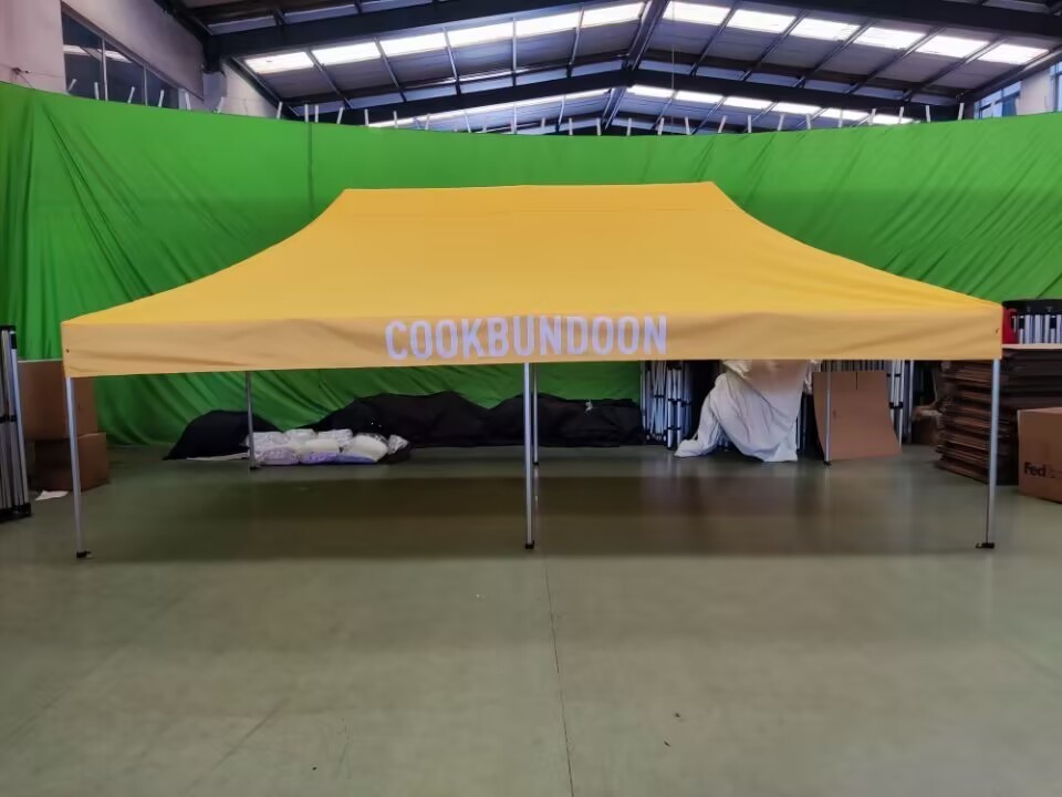 Custom manufactured Logo Fair Aluminum Frame portable 3x6 10x20 Foldable Outdoor Canopy Gazebo Tent with wall for Trade Show