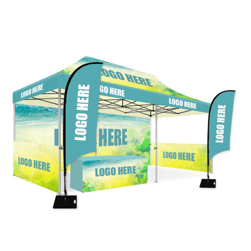 Outdoor Event Gazebo Easy Up Pop Up Popup Tent 10 x 10 Waterproof Exhibition Tents